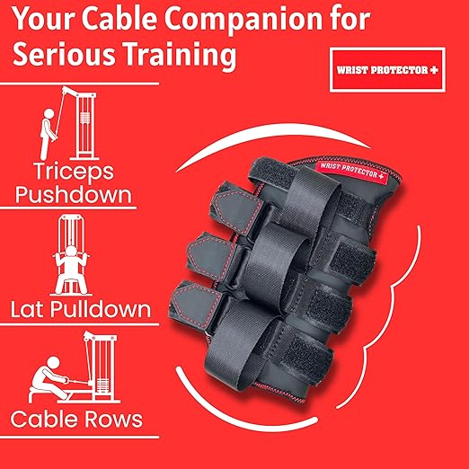 Left Hand Wrist Support Wrap – Adjustable Wrist Brace with Weightlifting Straps, Breathable Non-Slip Grip for Gym, CrossFit, Deadlifts, Powerlifting & Fitness Workouts