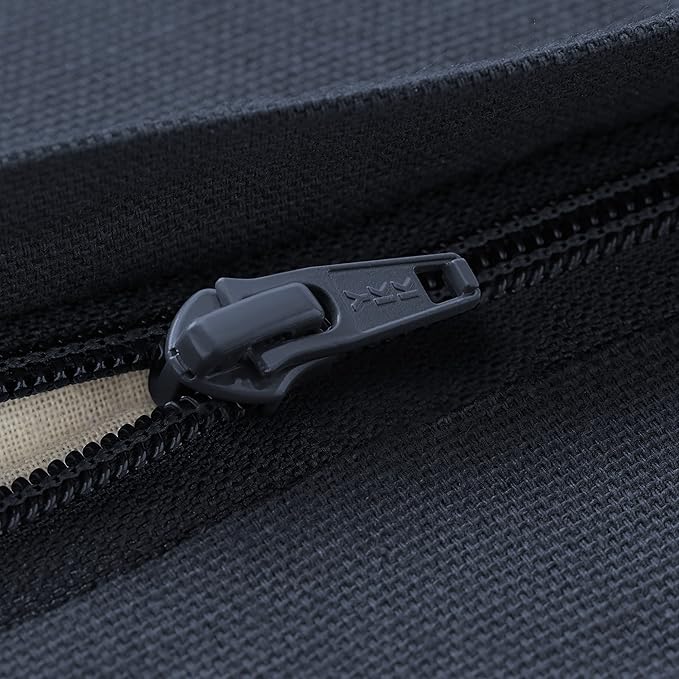 Yoga Meditation Cushion, 25" x 12" Rectangular Bolster with Organic Cotton Cover