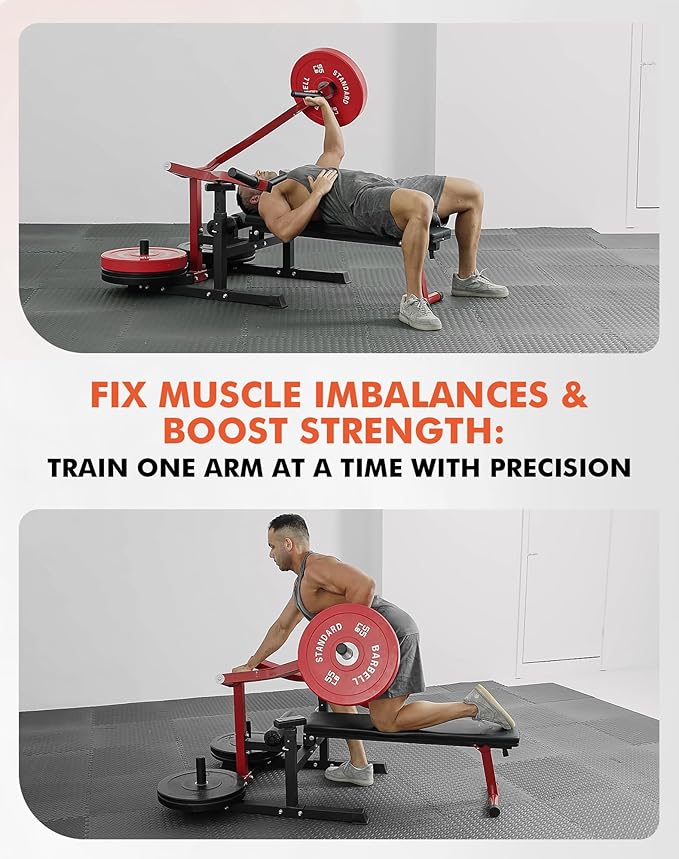 GMWD Chest Press Machine, 1050LBS Bench Press Machine with Independent Converging Arms, Adjustable Flat Incline Bench for Chest, AB Workouts, Shoulder Home Gym Equipment, V1