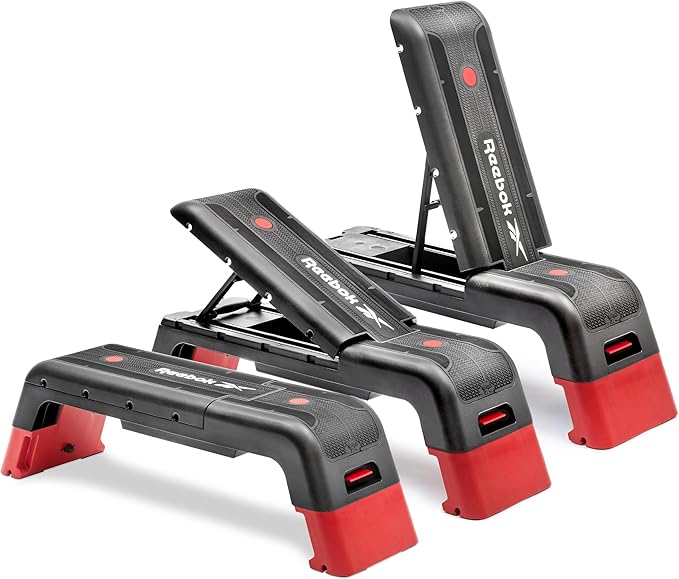 Reebok Deck Multipurpose Adjustable Bench Aerobic Strength Training Incline and Decline2