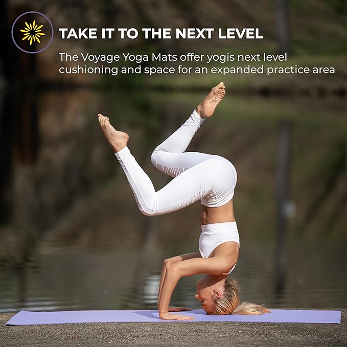 Sunshine Yoga Voyage Yoga Mat, 6 Pack, 72" x 24" Professional Studio and Gym Bulk Yoga Mats, 5mm Thick, Durable, Anti-Tear, Non Slip Fitness and Exercise Mats