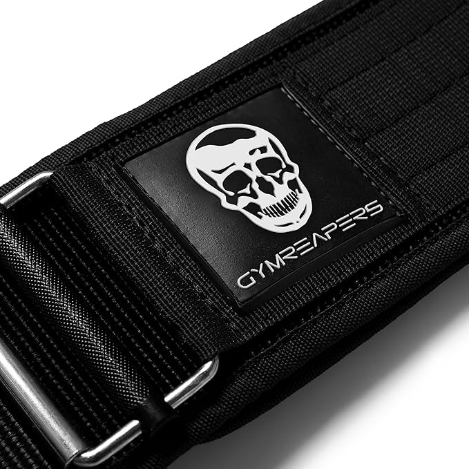 Gymreapers Quick Locking Weight Lifting Belt for Men Gym Belt for Powerlifting Deadlift Belt with 4 Inch Neoprene Metal Buckle Back Support Weightlifting Belt Women