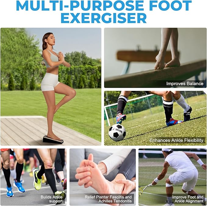 Athletic Balance Boards,Slant Board,Wobble Board,Balance Wedge for Condition Your Body and Prevent Injury