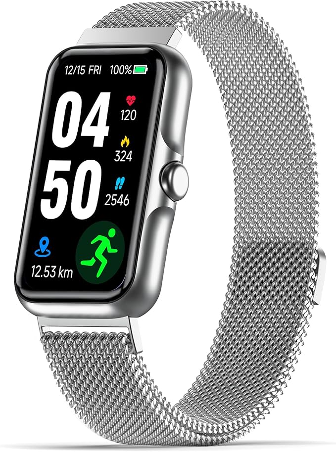 Fitness Tracker with 24/7 Continuous Heart Rate, Blood Oxygen Monitor, Smart Watch with Sleep Monitor, IP68 Waterproof Activity Tracker Step Counter for Women Men