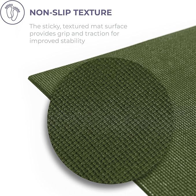 Sunshine Yoga Voyage Yoga Mat, 6 Pack, 72" x 24" Professional Studio and Gym Bulk Yoga Mats, 5mm Thick, Durable, Anti-Tear, Non Slip Fitness and Exercise Mats