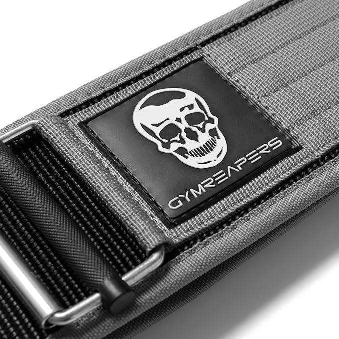 Gymreapers Quick Locking Weight Lifting Belt for Men Gym Belt for Powerlifting Deadlift Belt with 4 Inch Neoprene Metal Buckle Back Support Weightlifting Belt Women