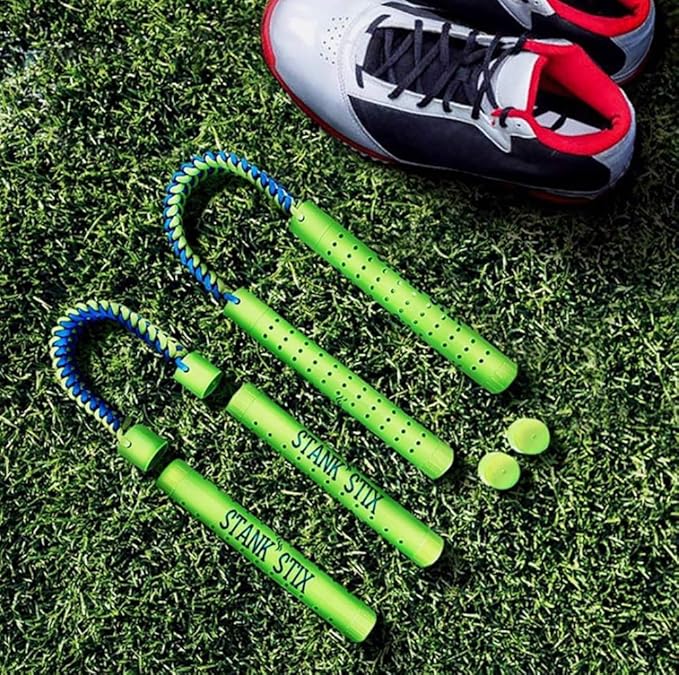 Glovestix StankStix Shoe Deodorizer Liquid Shoe Odor Eliminator, Formerly Called ShoeStix. Non-Toxic Odor Remover for Shoes, Boots, Smelly Gym Bags, Boxing, Lacrosse, Soccer & Hockey Gear, Green/Blue