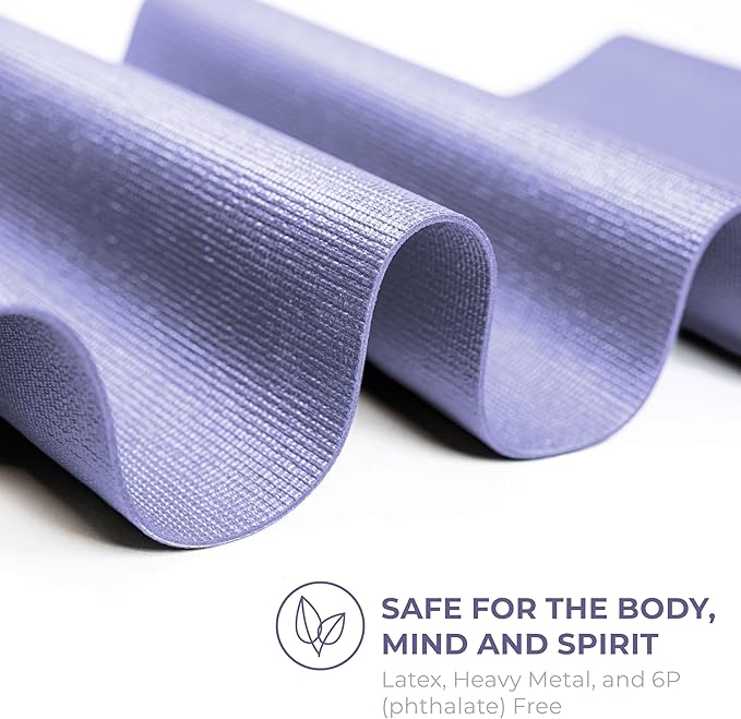 Sunshine Yoga Voyage Yoga Mat, 6 Pack, 72" x 24" Professional Studio and Gym Bulk Yoga Mats, 5mm Thick, Durable, Anti-Tear, Non Slip Fitness and Exercise Mats