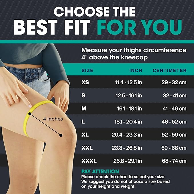 Modvel 2 Pack Knee Brace for Women & Men - Workout Knees Compression Sleeve for Knee Pain Relief Joint Support for ACL, Arthritis, Meniscus Tear Knees Brace for Sports, Rodilleras para Gym Fitness