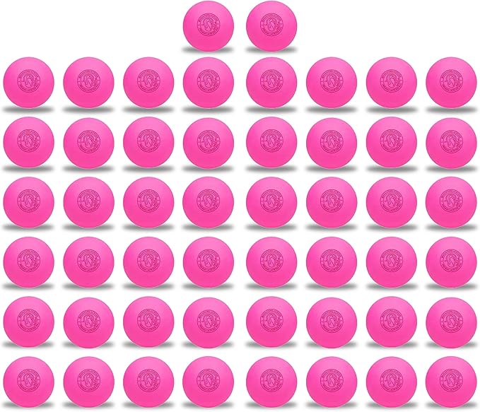 Signature Lacrosse Ball Set - Packs of 2, 4, 8, 12, and 120 - No Chemical Smell Massage Balls, Myofascial Release Tools, Back Roller, Muscle Knot Remover