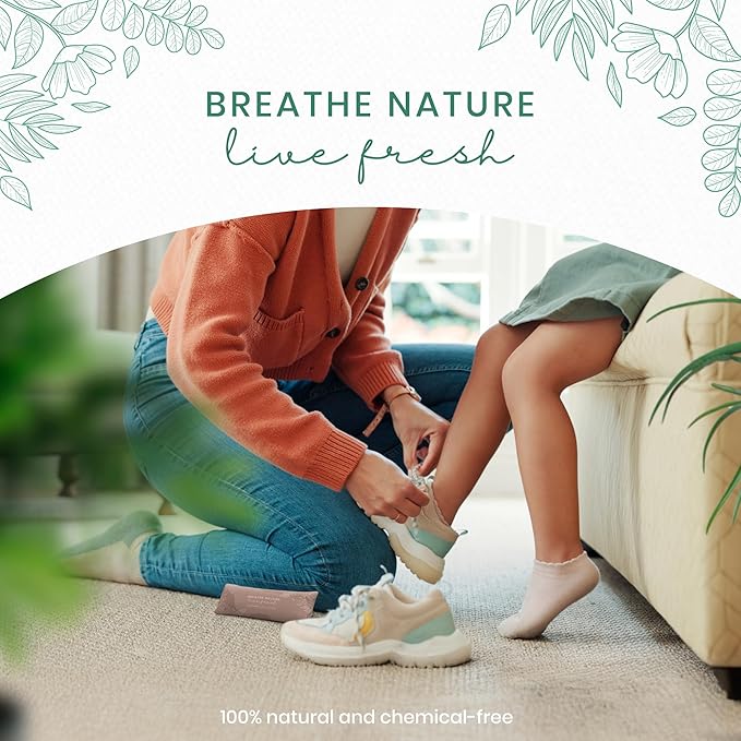 Roonin Shoe Deodorizer Insert - Shoe Odor Elimination - Activated Charcoal Odor Absorber - Odor Eliminator For Shoes - Shoe Freshener - Boot Deodorizer (6-pack)