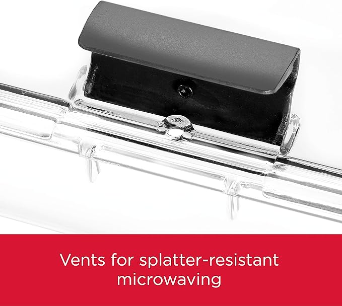 Rubbermaid Brilliance BPA-Free Food Storage Containers Multi Pack, 1.3 Cup Plastic Containers with Lids, 5 Pack, Leak Proof, Microwave & Dishwasher Safe