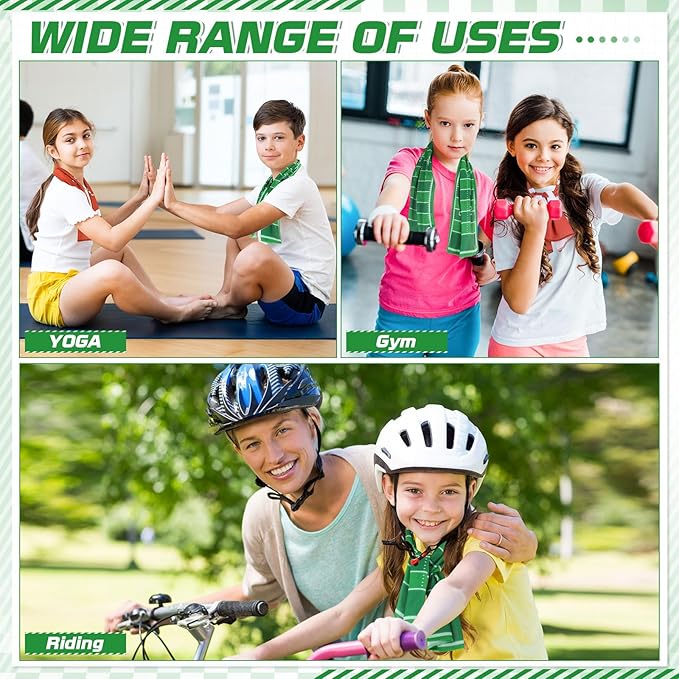 12 Pcs Sports Cooling Towels Baseball Basketball Softball 30 x 9 Inch Breathable Soccer Football Volleyball Microfiber Ice Towel Fast Drying for Party Favors Team Gift(Brown, Football)