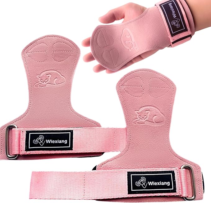 Adjustable Neoprene Padded Wrist straps for Weightlifting,Weight Lifting Straps Gym weight lifting wrist wraps,Gym Accessories for women for Men/Women(Pair)