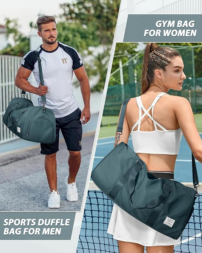 Gym Bag Womens,Travel Duffel Carry on Bag Sport Tote Bag Weekend Overnight Bag