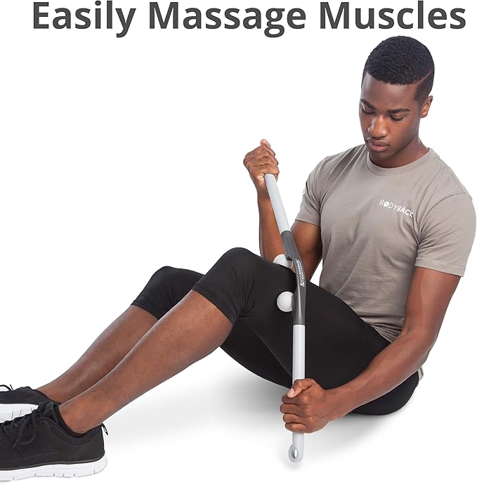 Body Back AccuMassage - Dual Pressure Point Massage Tool & Massage Hammer - 2 in 1 Design - Shiatsu Neck Massager Tool, Golf Ball Percussion Massager for Deep Tissue