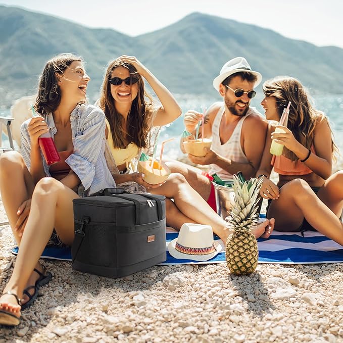 Lifewit Cooler Bag 30/50/60 Cans Collapsible and Insulated Large Lunch Bag Leakproof Soft Cooler Portable Tote for Camping/BBQ/Family Outdoor Activities