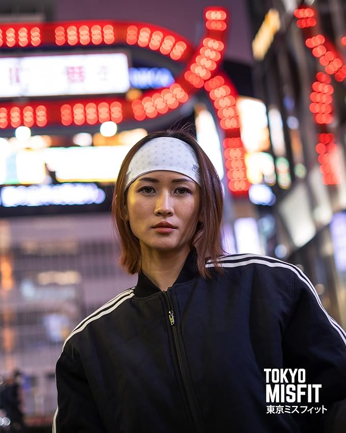 Tokyo Misfit - Japanese Headbands for Men & Women, Sweat Band, Workout, Yoga, Fashion, Running, Sports, Basketball, Bandana