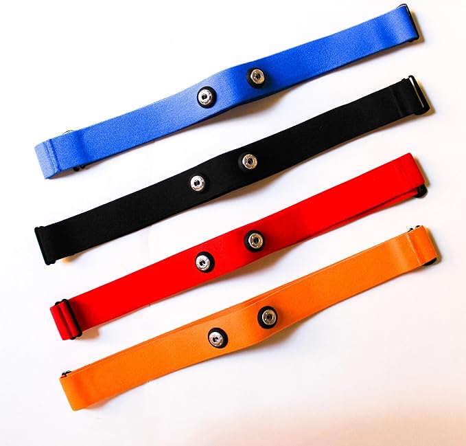 Replacement Heart Rate Chest Monitor Strap, Compatible with Frontier X2 Wahoo Tickr Polar Garmin HRM Coospo