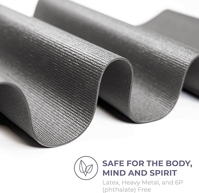 Sunshine Yoga Voyage Yoga Mat, 6 Pack, 72" x 24" Professional Studio and Gym Bulk Yoga Mats, 5mm Thick, Durable, Anti-Tear, Non Slip Fitness and Exercise Mats