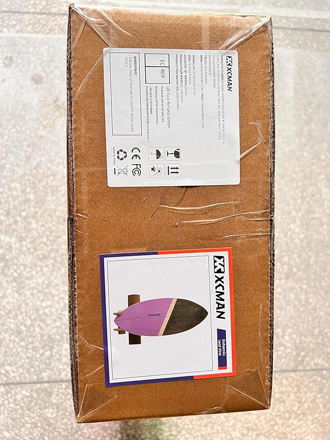 XCMAN Surf Balance Board Trainer with Roller Wooden Exercise Balancing Stability Trainer - Non Slip Surface for Adults Kids|Balance Board for Surfing,Snowboarding,Skateboarding,Hockey,Yoga Training