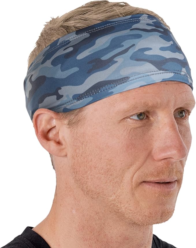 Tough Headwear Sport Headbands for Men - Workout Headbands for Women - Running Headband -Tennis Athletic Sweatband