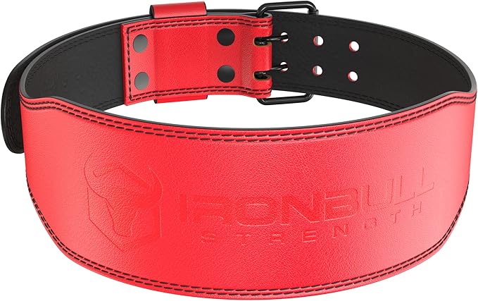 7mm Leather Weight Lifting Belt (IPF, USAPL, USPA, IPL USAW & IWF Approved) - 4" to 2” Tapered Premium Weightlifting Belt for Olympic Lifting, Powerlifting, Cross training, Gym, Workout & Weight Training - Weightlifting Belts for Men and Women