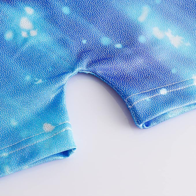EQSJIU Leotards for Girls Gymnastics Sleeveless Sparkly Toddler Tumbling Outfits Dance Clothes Biketards for Kids 1-10 Years