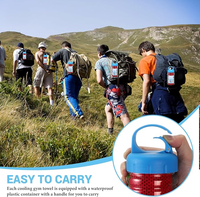 12 Pack 32 x 12 in Cooling Towels Bulk for Neck and Face Microfiber Ice Towel Sweat Towels Breathable Soft Chilly Towel Portable Cool Neck Rags for Yoga Sport Gym Workout Fitness