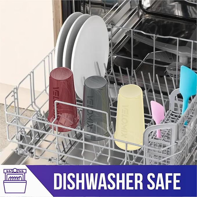 -4 PACK- 28 oz Protein Shaker Bottle for Protein Mixes - 4x Wire Whisk | Leak Proof Shaker Cups for Protein Shakes | Protein Shaker Bottle Pack | Protein Shake Cup (Burgundy Pack)