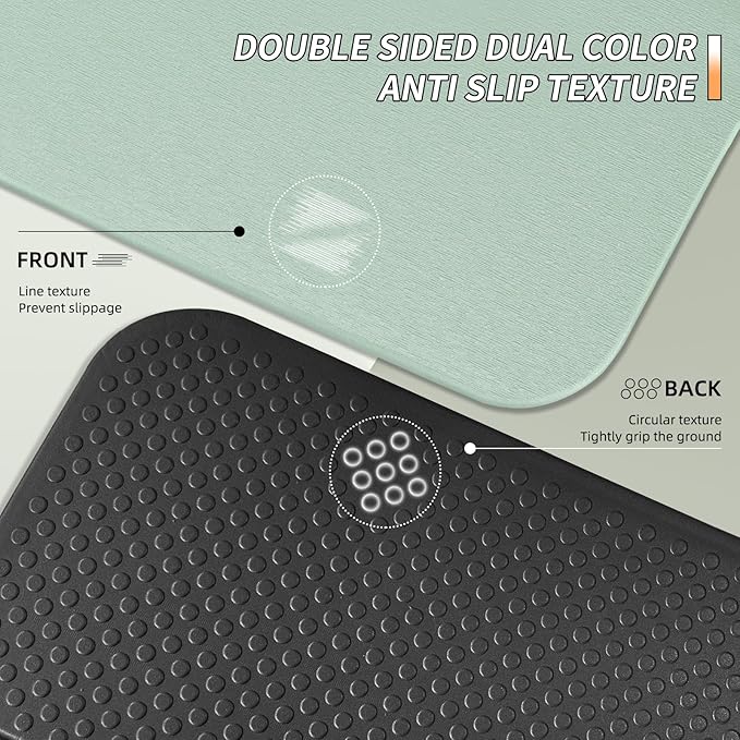 Foldable Fitness Yoga Mat | 2/5" (10MM) Extra Thick | SGS Certified Non-Slip TPE | 75x26" Extra Long-Wide | Portable & Easy Store | for Yoga, Pilates, Home Gym & Full-Body Workouts