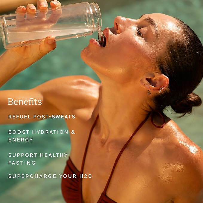 HigherDOSE HIGH-DRATION Electrolytes Powder – Replenishes & Energizes with Real Watermelon, Magnesium, Vitamin Complex & Coconut Water – Post Workout Recovery - No Added Sugar (30 Servings)