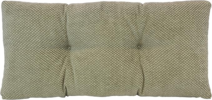 Klear Vu The Gripper Omega Non-Slip Tufted Bench Cushion for Indoor Furniture, Entryway Storage, Bay Window, Corner Nook or Piano Seat, 30 Inches, 19 Tan