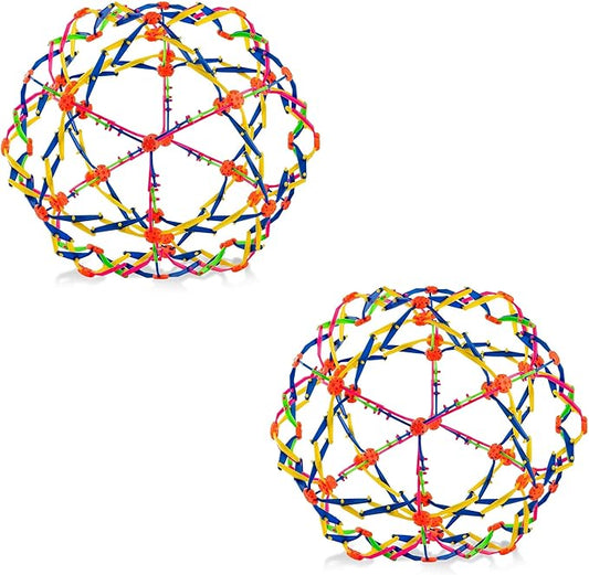 4E's Novelty Expandable Breathing Ball Sphere - Breathing Visual, Fidget Toys Expands from 6 to 12" Expanding Sphere for Kids & Adult