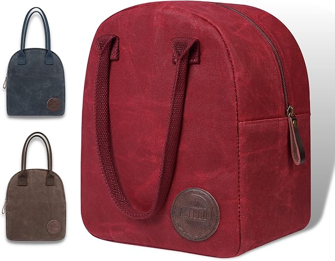 Insulated Lunch Bag for Women & Men (Passion Red)