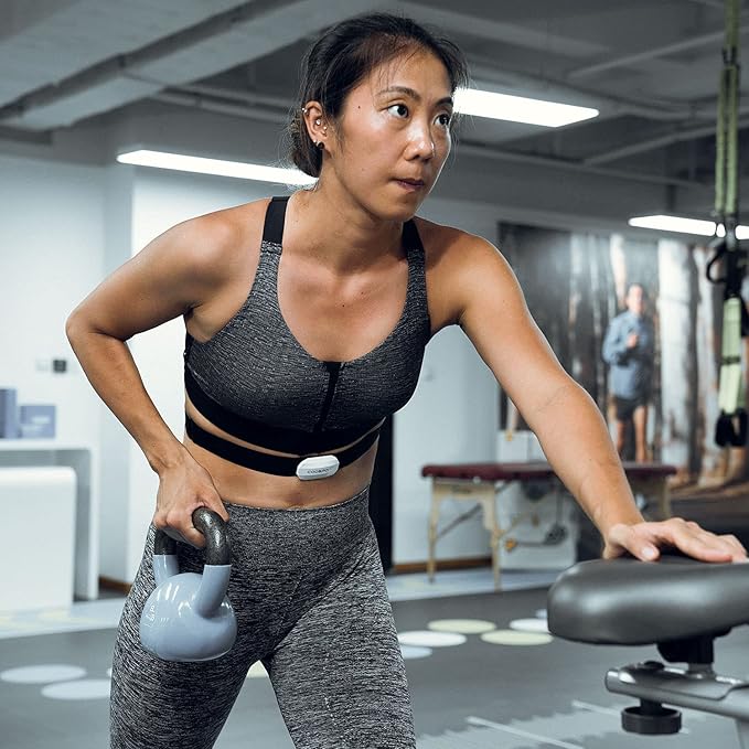 COOSPO Bluetooth Heart Rate Monitor Chest Strap H808S, ANT+ BLE HR Monitor Chest, HRM IP67 Waterproof, 300H Battery Life