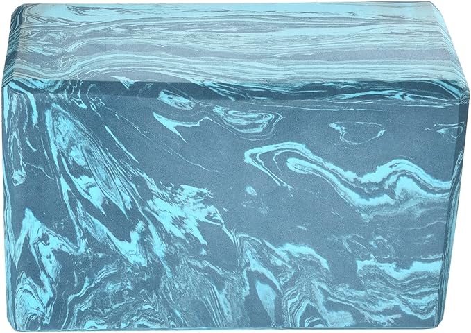 Hugger Mugger 4 in. Foam Yoga Block - Strong and Stable, Beveled Edges for Comfort, Most Favored Block Size, Helps with Alignment and Support in Many Poses