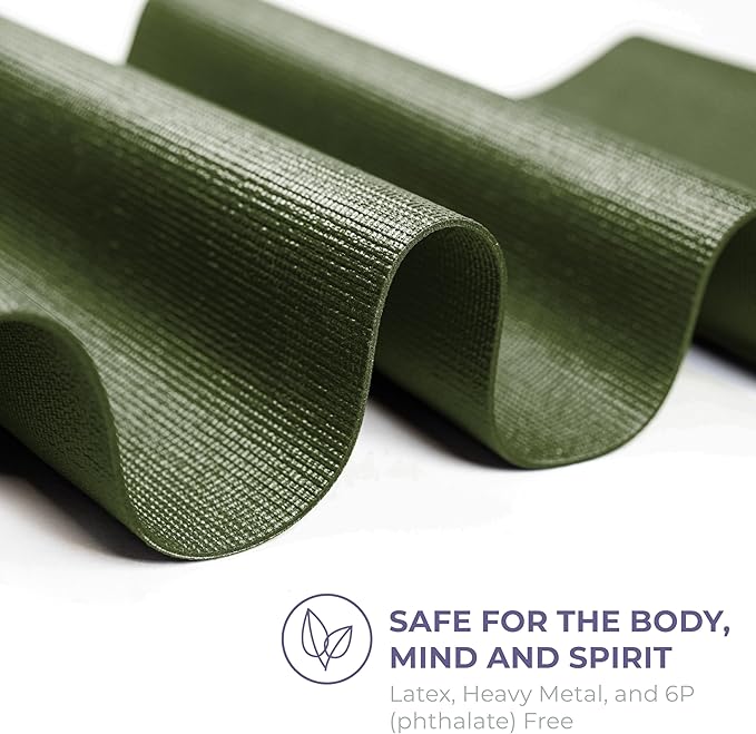 Sunshine Yoga Voyage Yoga Mat, 6 Pack, 72" x 24" Professional Studio and Gym Bulk Yoga Mats, 5mm Thick, Durable, Anti-Tear, Non Slip Fitness and Exercise Mats