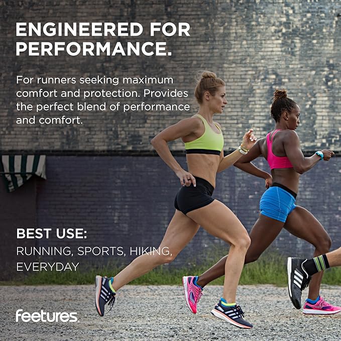 Feetures Elite Ultra Light Cushion Ankle Socks - Sport Sock with Targeted Compression