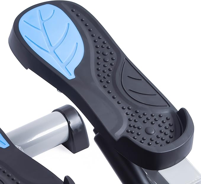 Efitment Mini Stepper Steppers for Exercise at Home Stair Step Cardio Thigh Master Workout Equipment Fitness Pedal Exerciser Non-Slip Pedals with Resistance Bands LCD Digital Monitor Climber