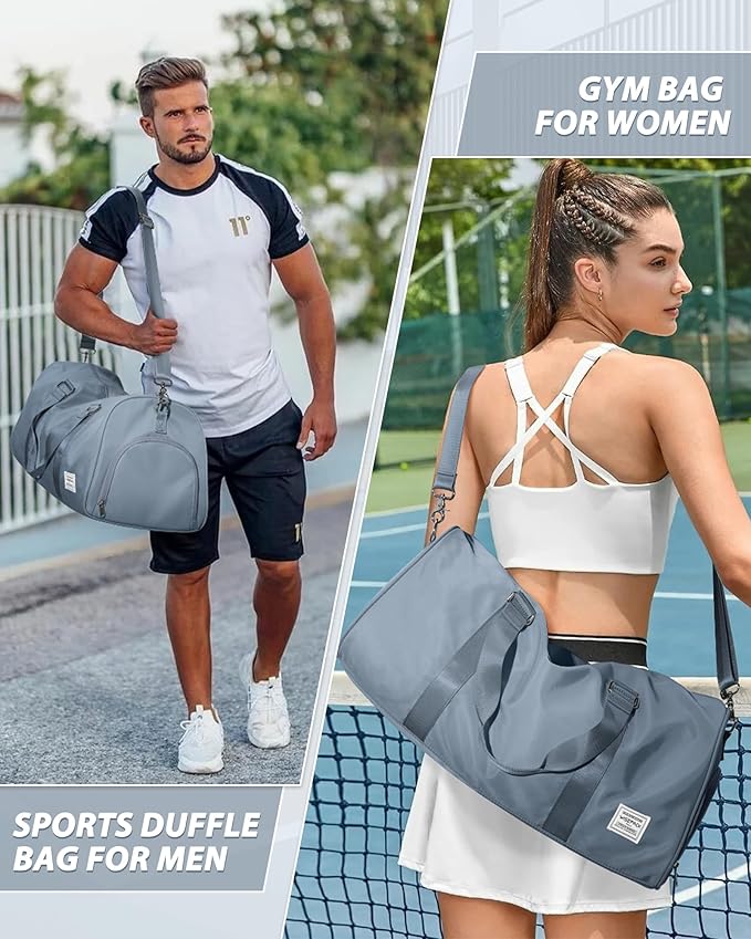 Gym Bag Womens,Travel Duffel Carry on Bag Sport Tote Bag Weekend Overnight Bag