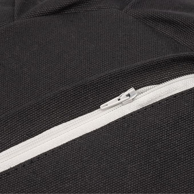 Myga Zafu Yoga Meditation Cushion with Washable Cover - Floor Cushion Pillow with Natural Buckwheat Filling - Soft Round Cotton Design for Meditating or Pranayama Exercises