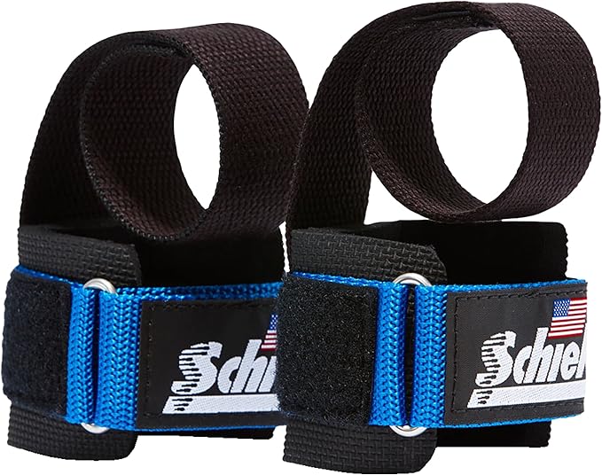 Schiek Sports 1000-PLS Deluxe Power Lifting Wrist Straps - Weight Lifting Wrist Wraps