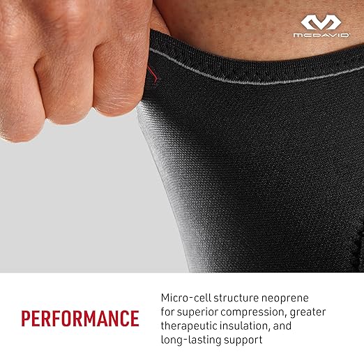 McDavid Knee Compression Sleeves Men/Women, Open Patella Knee Brace, Stabilizer for Minor Arthritis, Bursitis, Tendonitis, Patellar Support, Single Unit