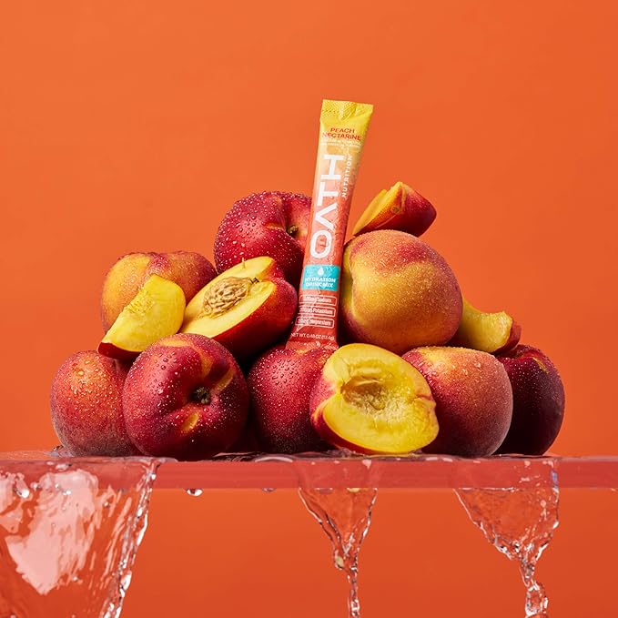 Hydration Electrolyte Powder, Complete Electrolyte Blend for Rapid Hydration and Muscle Support, 16 Single-Serve Packets, Peach Nectarine