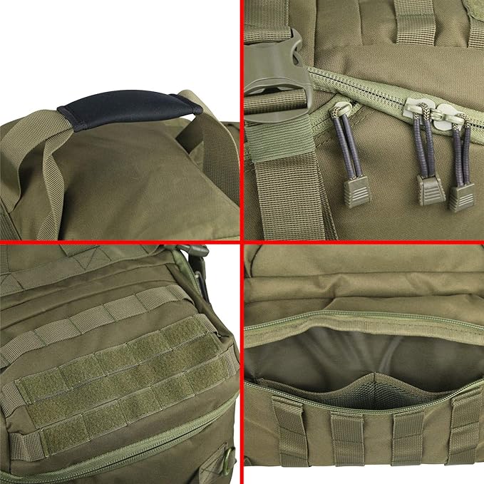 Greencity Travel Duffel Bag for Weekend Overnight Bag Waterproof Small Large for Men Women 30L 45L 85L Green