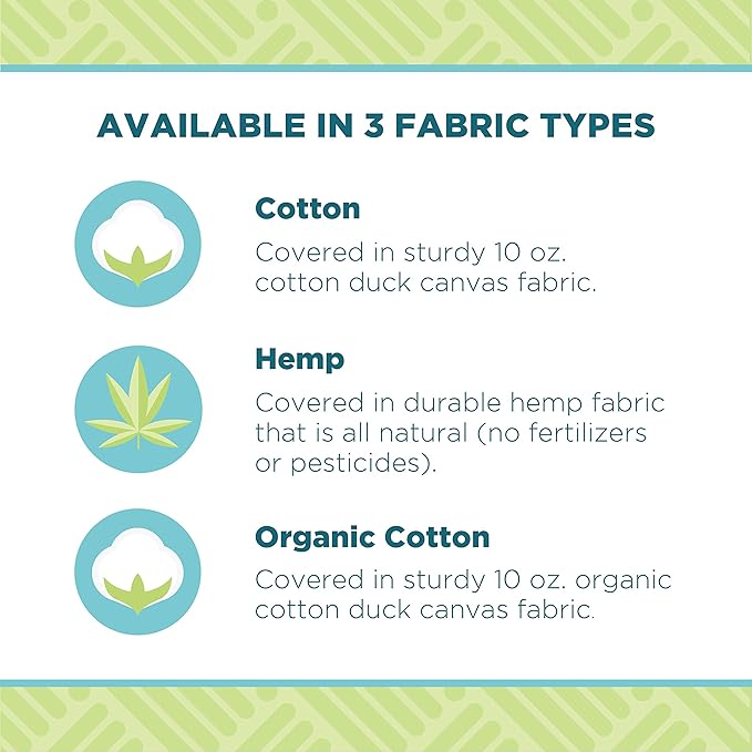 Bean Products Hemp Zafu Meditation Cushion for Sitting on Floor, Hemp Yoga Pillow, Zafu Meditation Pillow, Zen Seiza Kneeling Prayer Pad Support - Made in USA - Oval Cactus