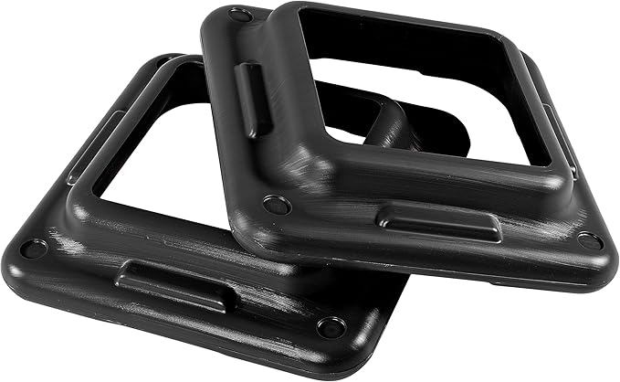 The Step (Made in USA) Original Aerobic Platform – Health Club Size – With Four Original Risers (Teal Platform with Black Risers), One Size