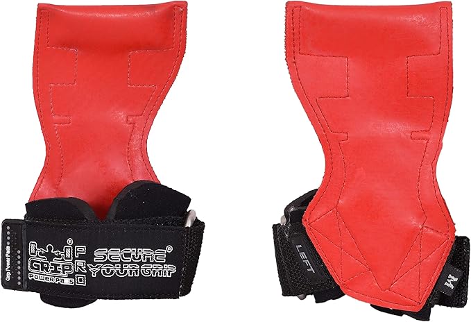 Lifting Grips PRO Weight Gloves Heavy Duty Barbell Gymnastics Straps Alternative to Power Hooks Deadlifts Adjustable Neoprene Padded Wrist Wrap