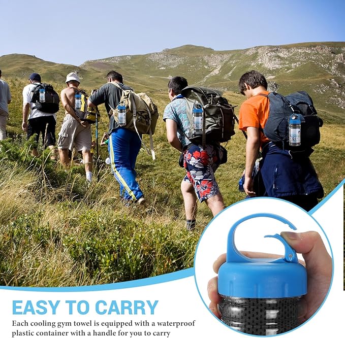 12 Pack 32 x 12 in Cooling Towels Bulk for Neck and Face Microfiber Ice Towel Sweat Towels Breathable Soft Chilly Towel Portable Cool Neck Rags for Yoga Sport Gym Workout Fitness